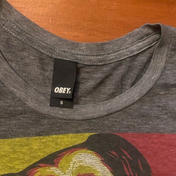 Obey Adopt a Dog Grey Short Sleeve Shirt - Picture 5 of 8